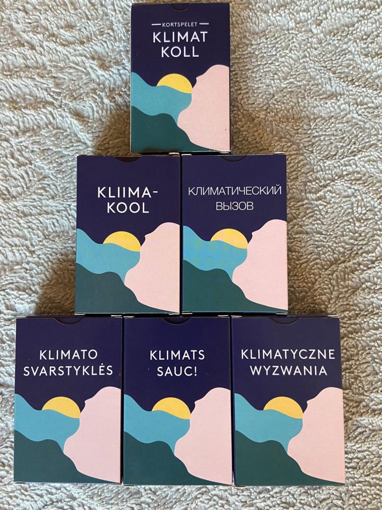 climate game in different languages Climate Call educational card game