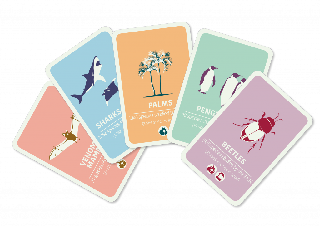 Selection of cards from Biodiversity Call